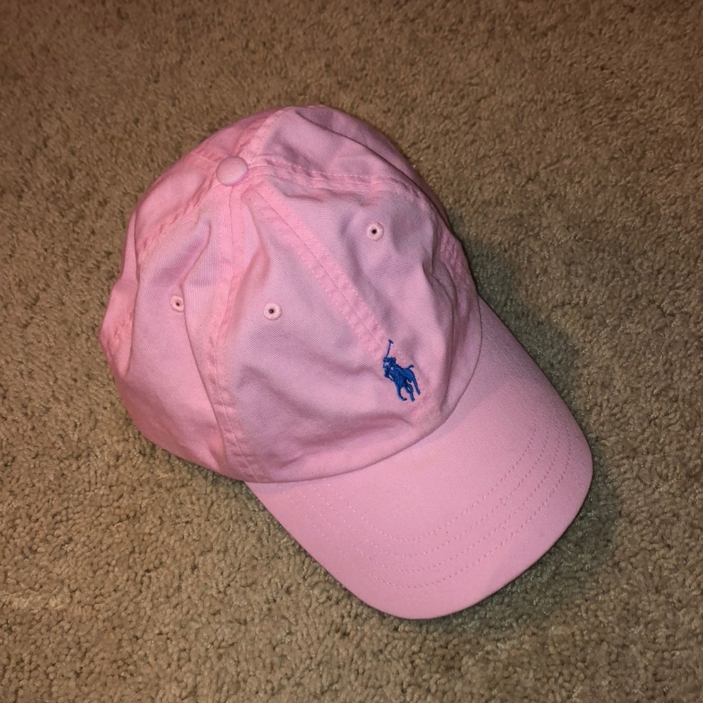 Polo pink dad hat